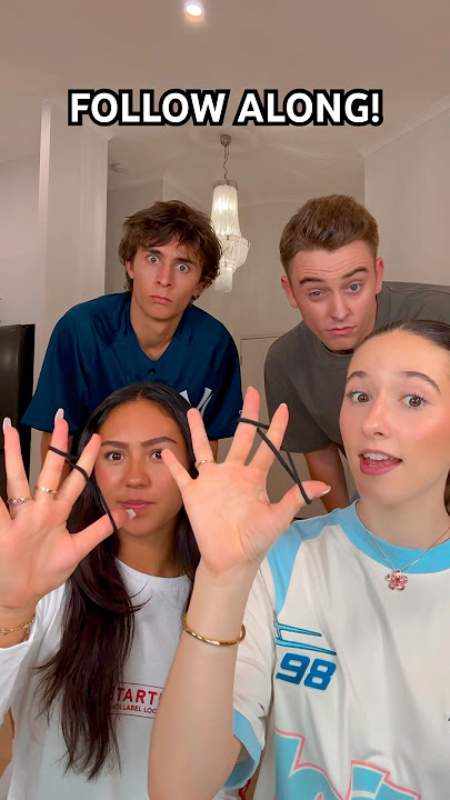 CAN YOU DO IT? 😳🤔🤣 VIRAL TIKTOK HAIR TIE TRICK TUTORIAL? 👀 #shorts #viral #trend #tutorial