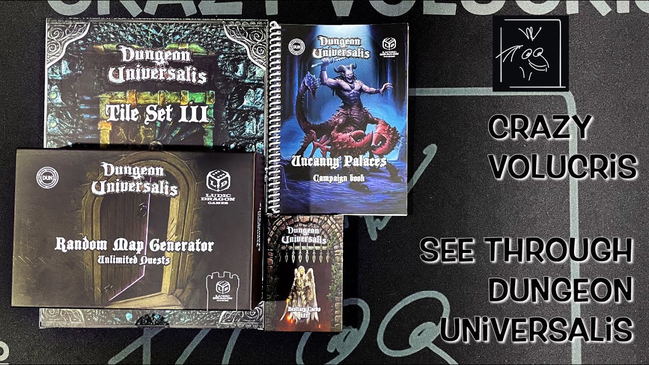 SeeThrough Dungeon Universalis Infinite Quests Kickstarter - YouTube
