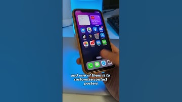 CUSTOMIZE CONTACT POSTERS ON IOS 17