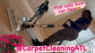 CRB Action, Soothing Extraction With First Lady! Amazing Results! #CarpetCleaningATL