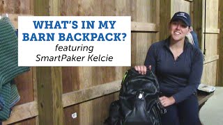 What s in my barn backpack SmartPaker Kelcie