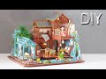 [4K] DIY Miniature Dollhouse Kit || Windy Yard - Chinese Style Relaxing Satisfying Video