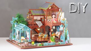 [4K] DIY Miniature Dollhouse Kit || Windy Yard - Chinese Style Relaxing Satisfying Video by Miniature Land 7,650 views 7 months ago 21 minutes