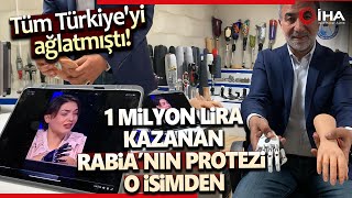 Yarışmadan 1 Milyon Lira Kazanan Rabia’nın Protezini İş Adamı Karşılayacak