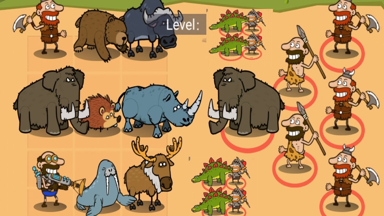Monster Animal Merge War : Mega ziraaf vs Elephant, Merge Battle 3D