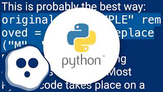 How to delete a character from a string using Python