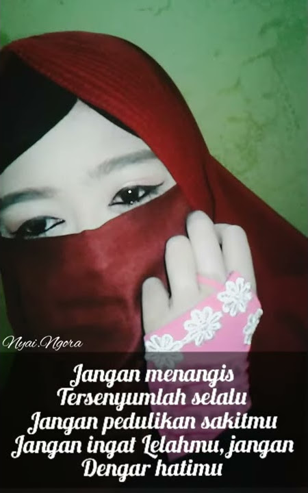Akhwat Bercadar!!! Cocok buat Story WA 😊