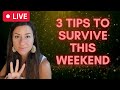 LIVE - 3 tips to survive the weekend/Schumann spike/ SUPERMOON coming