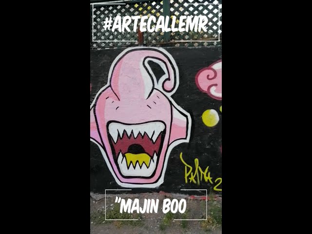 Mundo Roms - ArteCalleMR - Mural Majin Boo