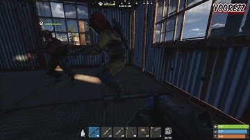 Rust Console Edition - STEALIN HELI LOOT n ZERG PINCH AT AIRFIELD!!