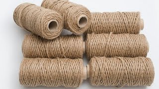 НЕВЕРОЯТНАЯ КРАСОТА из ДЖУТА своими руками / Jute craft idea