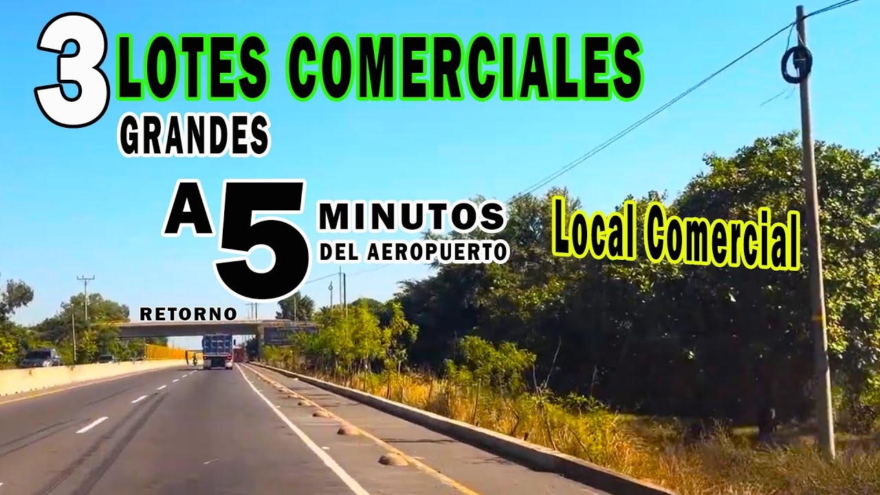 3 lotes Ideal para ESTABLECIMIENTO COMERCIAL CERCA DE EL AEROPUERTO INTERNACIONAL | CRV EL SALVADOR