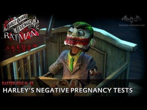 batman:-arkham-city---easter-egg-#33---harley's-negative-pregnancy-tests-(harley-quinn's-revenge)