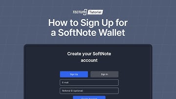 How to Sign Up for a SoftNote Wallet | Mint SoftNotes, Send TET Tokens, Payment Requests, Exchange