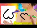 描き続けた人が勝ち！123 GO! TRENDSの絵のチャレンジ　DIYアートのライフハック