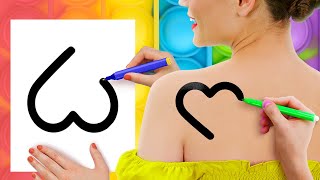 描き続けた人が勝ち！123 GO! TRENDSの絵のチャレンジ　DIYアートのライフハック
