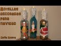 Adornos para navidad hechos con reciclaje de botellas , Manualidades faciles de hacer