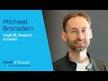 Graph ML Research at Twitter with Michael Bronstein - #394