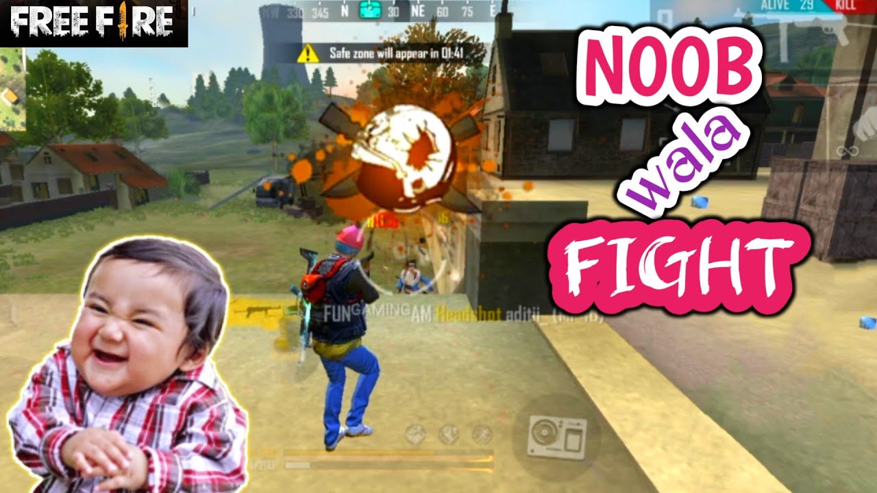 Free fire noob game play