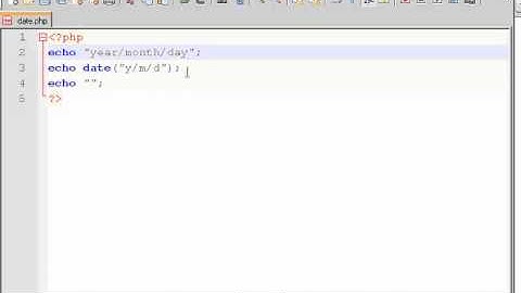 php tutorial in Tamil part - 24 date Format