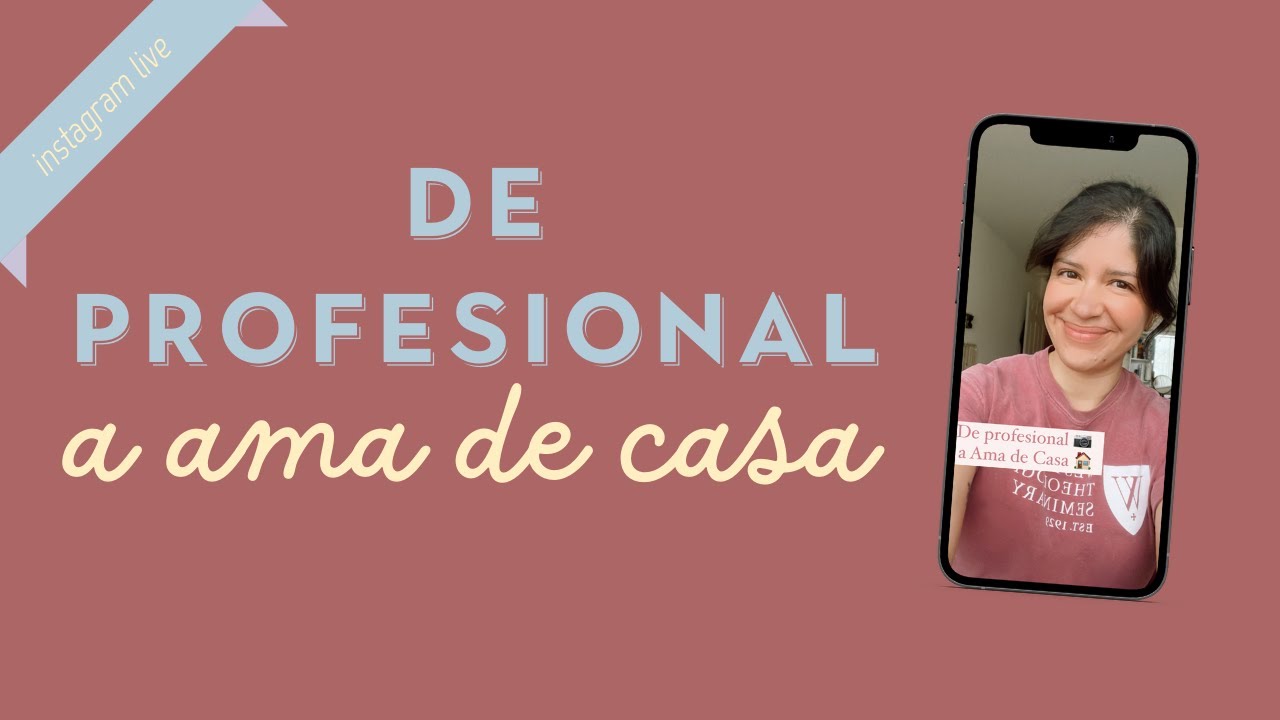 De profesional exitosa a ama de casa