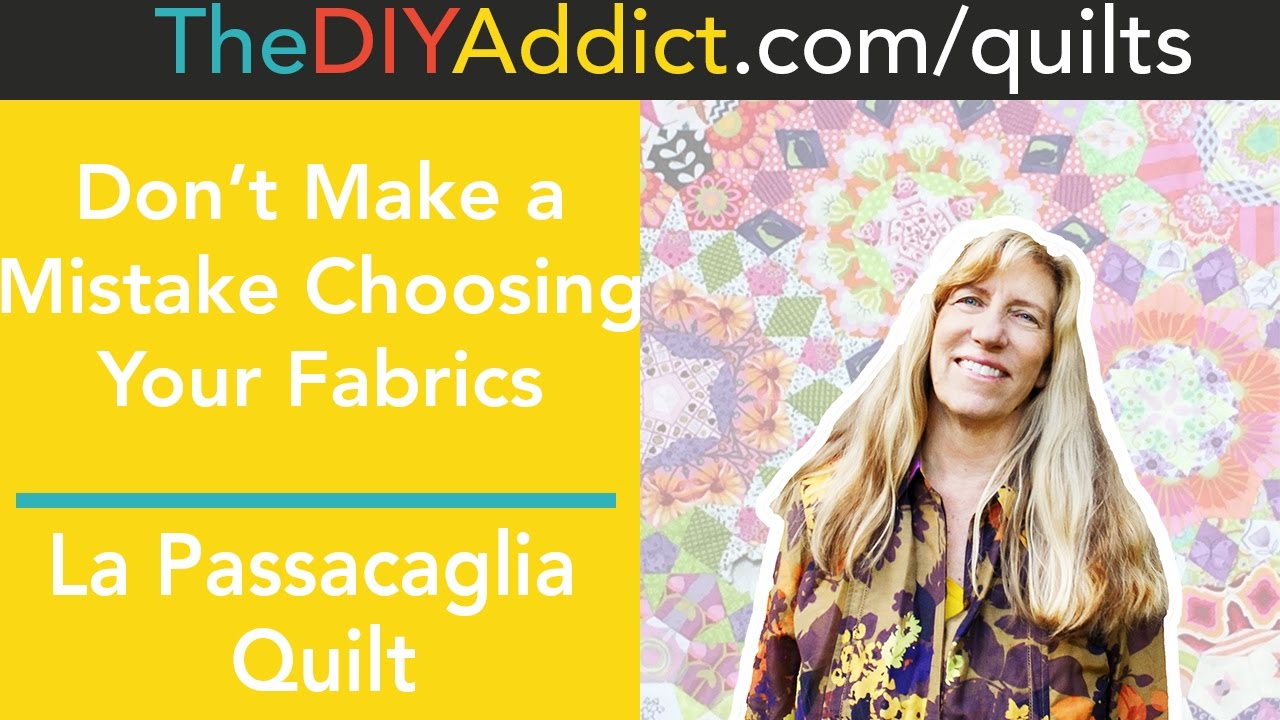 Choosing Fabrics For Your English Paper Piecing La Passacaglia Quilt Video Tutorial