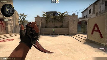 CS:GO | Knife ShowCase - Karambit Crimson Web [WellWorn]