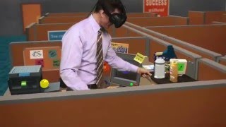 First test clip from kert gartner's mixed reality trailer for owlchemy
labs' vr game job simulator, coming soooooon! simulator is a
tongue-in-cheek virtu...