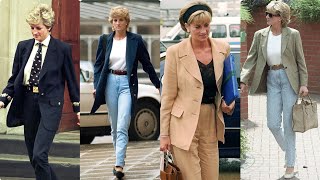 Queen Diana 30 looks in jeans Princess Diana Beauty Princess Of Wales Princess Diana Clothings