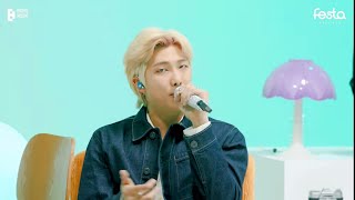 BTS (방탄소년단) ROOM LIVE - LOOK HERE | RM's RAP!!!! Resimi