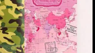 Deluxe Scratchable Map And Passport Covers