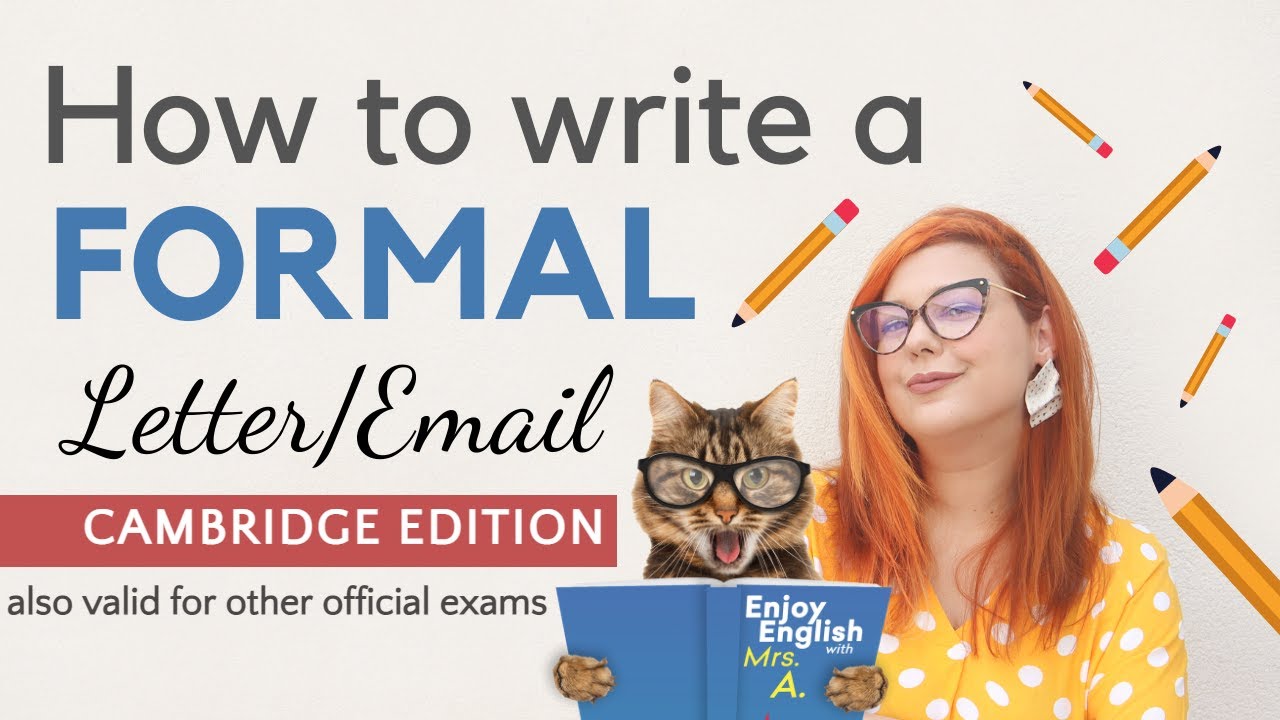 HOW TO WRITE A FORMAL LETTER / EMAIL IN ENGLISH  CAMBRIDGE EXAM WRITING  STRUCTURE