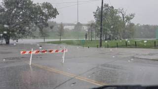 White Oak Bayou flooding @ White Oak Dr - September 19 2019