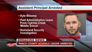 Pasco County assistant principal arrested following Homeland Security investigation