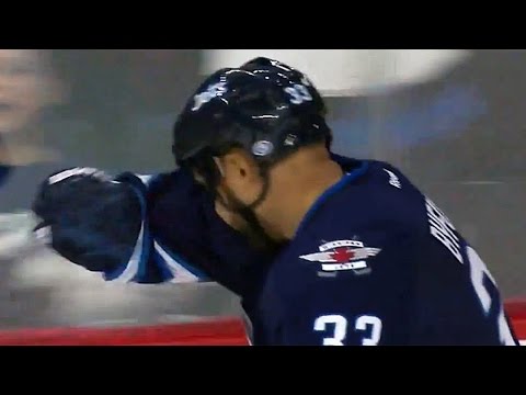 Byfuglien hits the "dab" after breakaway SHG