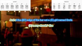 Bad Bad Leroy Brown By Jim Croce Play Along With Scrolling Guitar Chords And Lyrics