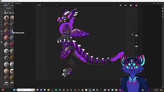Working on furries in 3d Blender substance painter