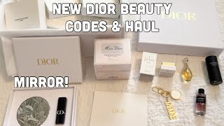 New Dior Beauty Codes *DIOR MIRROR* | Dior Beauty Double Unboxing