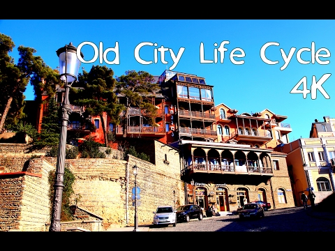 Tbilisi - Old City Life Cycle 4K