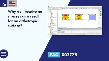 [EN] FAQ 002775 | Why do I receive no stresses as a result for an orthotropic surface?