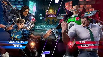 MARVEL VS. CAPCOM: INFINITE Winter Soldier,Chun-Li Gameplay In Arcade Mode