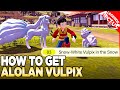 How to get alolan vulpix in pokemon legends arceus