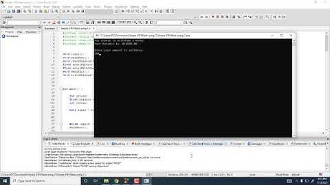 Simple ATM Bank using C