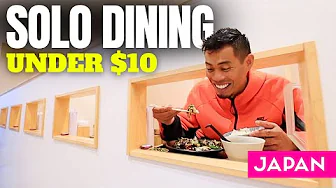 Best Solo Dining Japanese Restaurants in Tokyo (Under $10!)