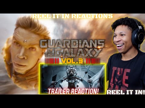 GUARDIANS OF THE GALAXY VOL. 3 TRAILER 2 | Reel It In Reaction | Rocket | Marvel Studios