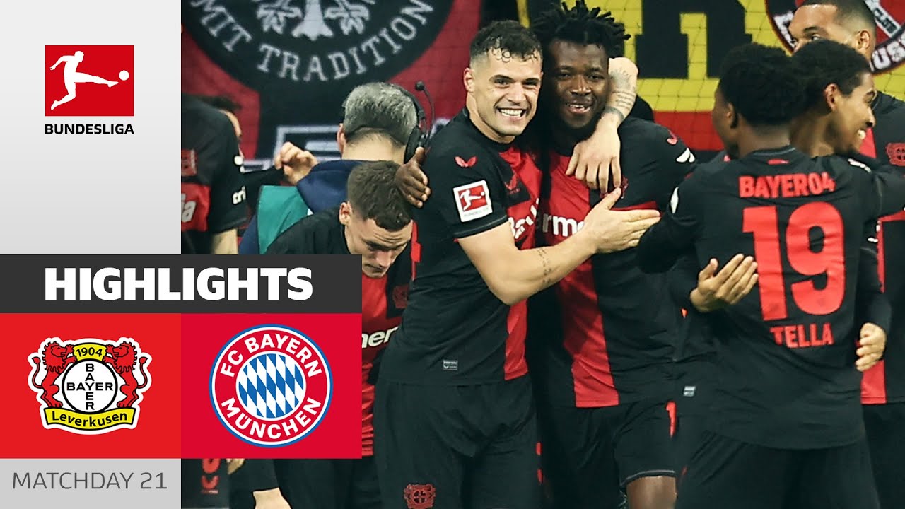 ⁣Bayer Remain Undefeated! | Bayer Leverkusen - FC Bayern München | Highlights | MD 21 – Bundesliga