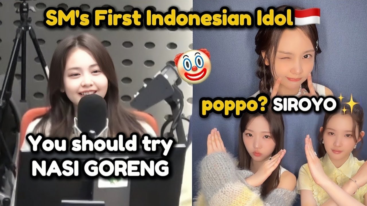 Carmen being SM's first indonesia idol | PART 1