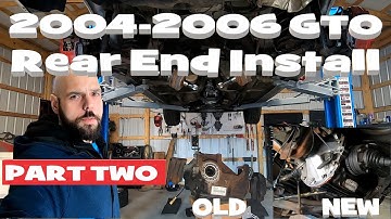 Rear End Noise While Driving| 2004-2006 GTO/Holden Differential Install 4K