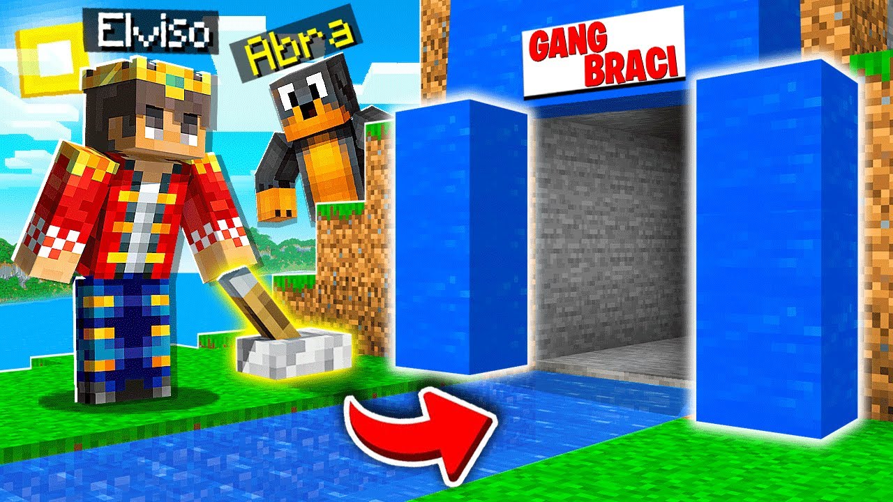 BAZA GANGU BRACI jest ZAGROŻONA przez AGENTIX i ELVISO w Minecraft! 😡