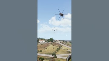 Mi-2P helicopter shot down by Titan - ARMA 3